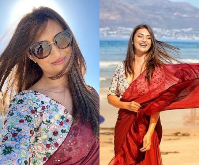 Divyanka Tripathi को साड़ी में देखकर लट्टू हुए फैंस, तस्वीरें हुईं वायरल